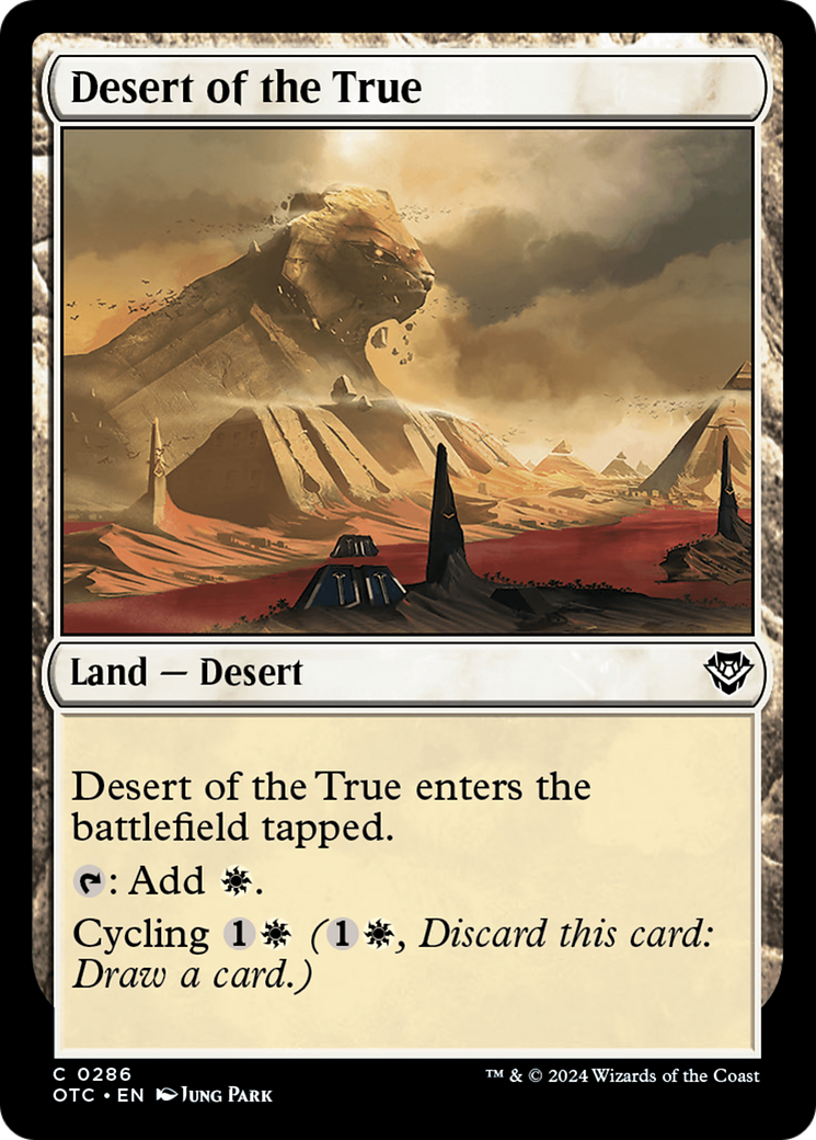 Desert of the True Card Image