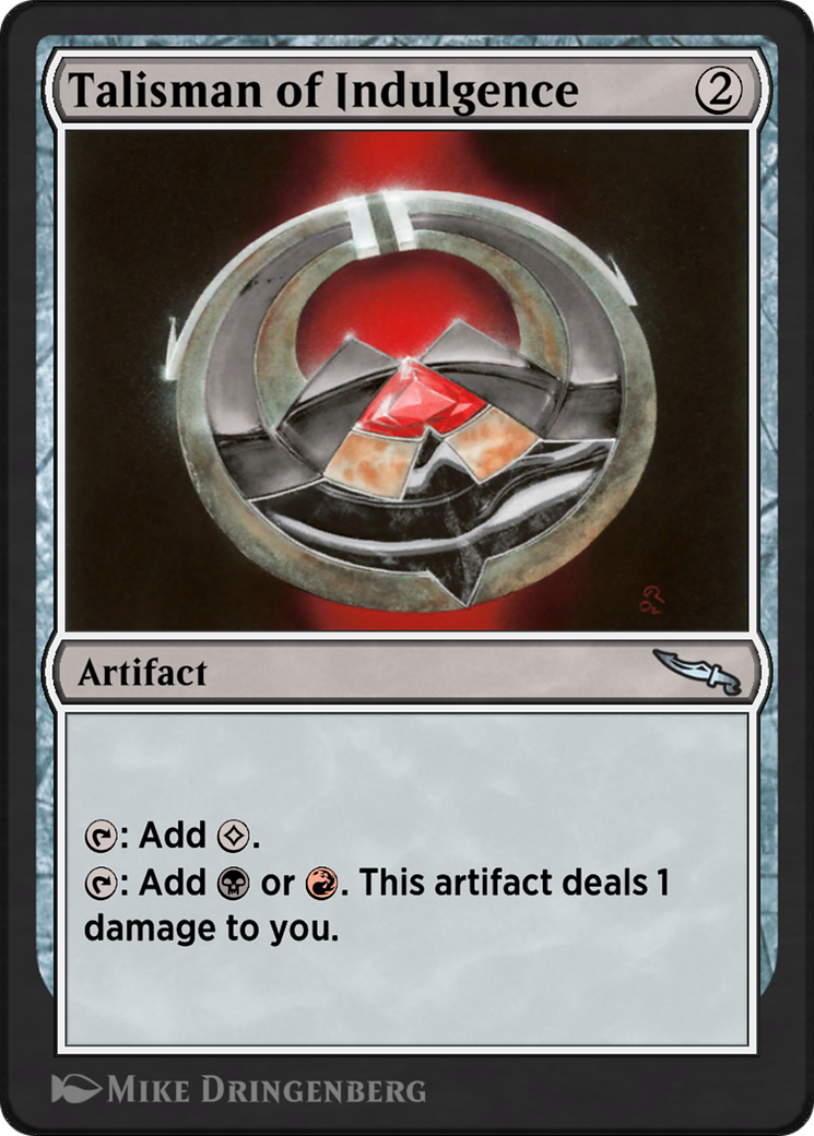 Talisman of Indulgence Card Image