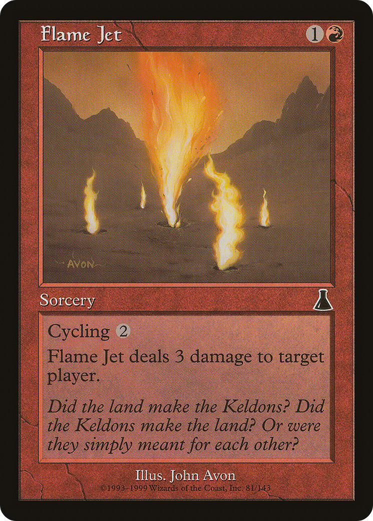 Flame Jet Card Image