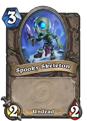 Spooky Skeleton Card Image