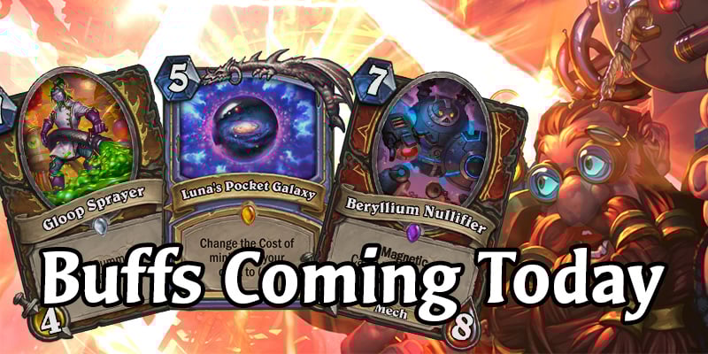 Reminder: The First Ever Card Buffs Arrive This Week! Prepare for Mechs!