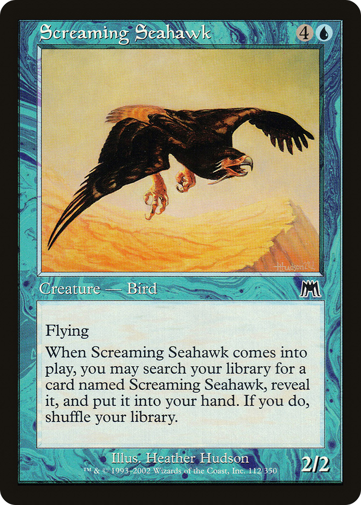 Screaming Seahawk Card Image