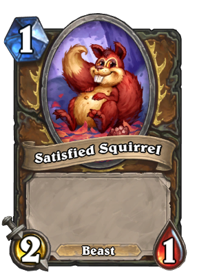 Satisfied Squirrel Card Image