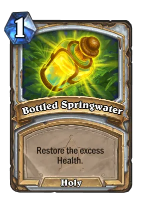 Bottled Springwater Card Image