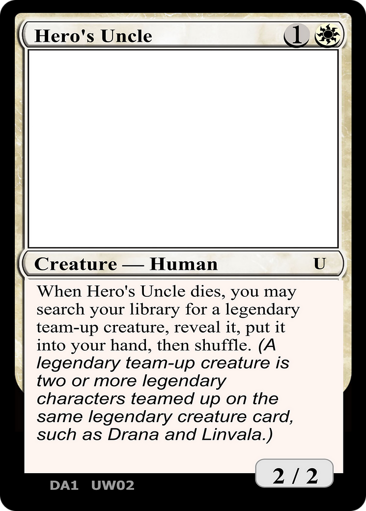 Hero's Uncle Card Image