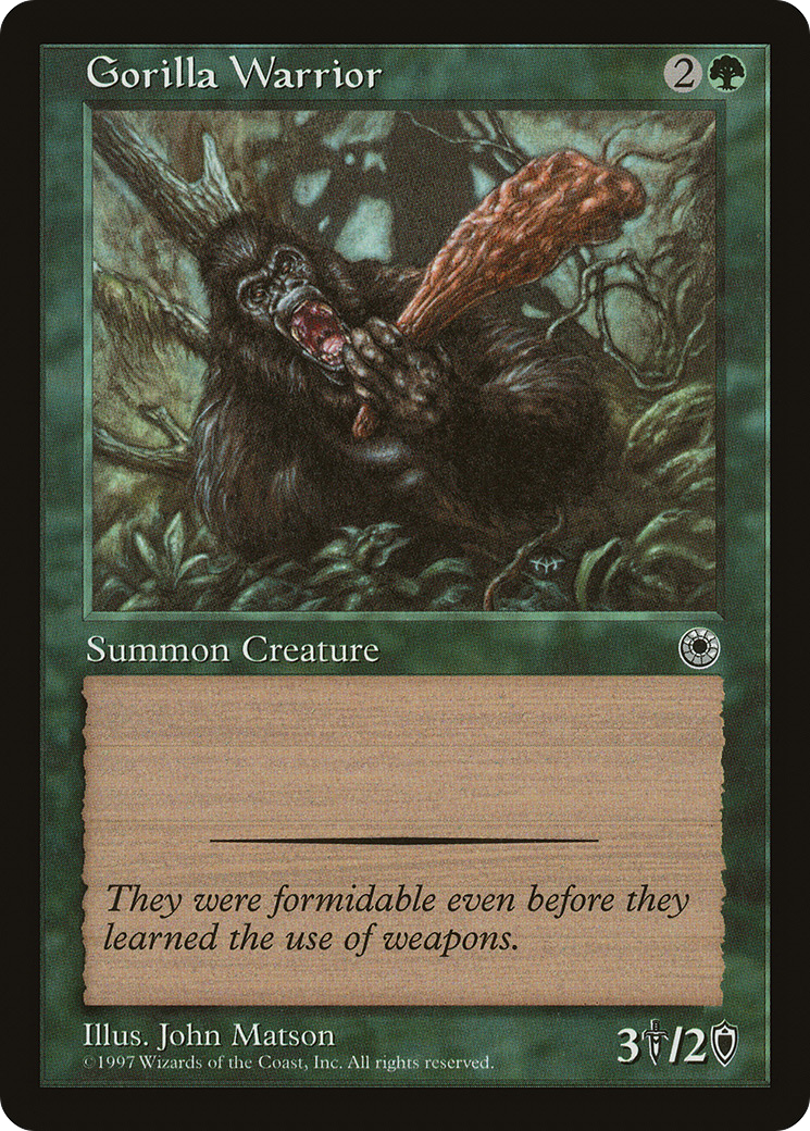 Gorilla Warrior Card Image