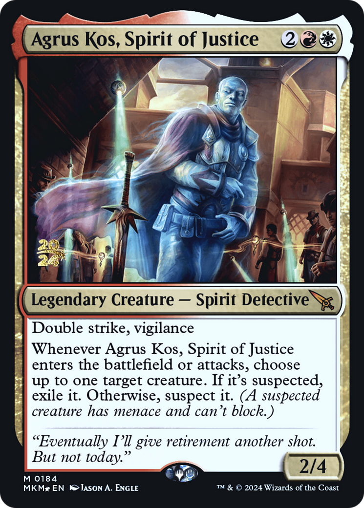 Agrus Kos, Spirit of Justice Card Image