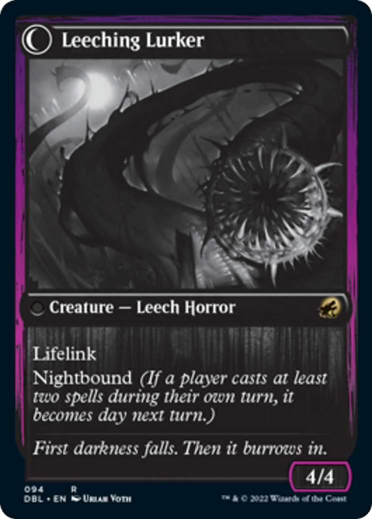 Curse of Leeches // Leeching Lurker Card Image