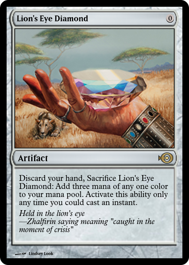 Lion's Eye Diamond Card Image