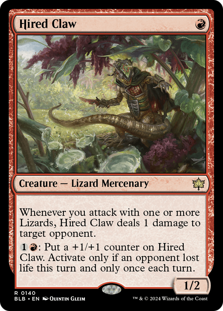 Hired Claw Card Image