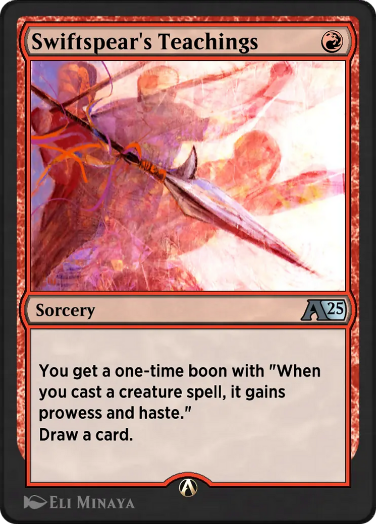 Swiftspear's Teachings Card Image