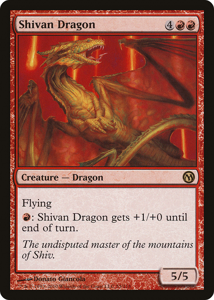 Shivan Dragon Card Image