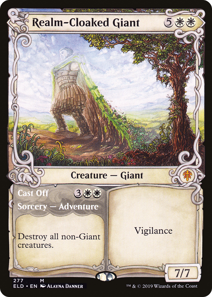Realm-Cloaked Giant // Cast Off Card Image