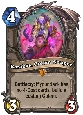 Kazakus, Golem Shaper Card Image