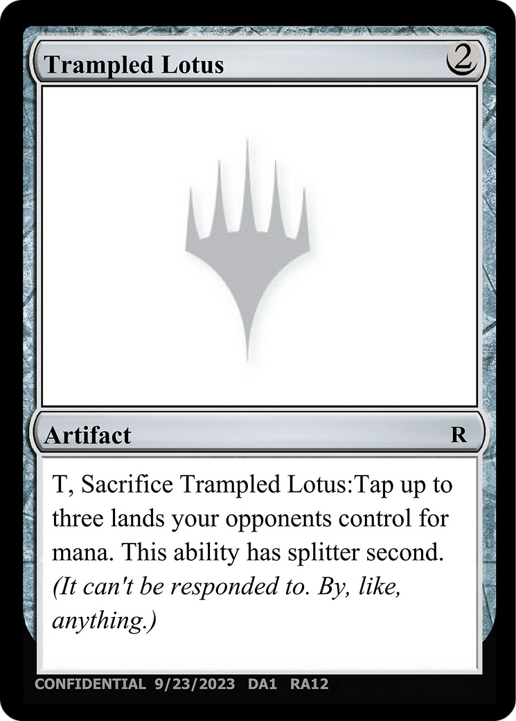 Trampled Lotus Card Image