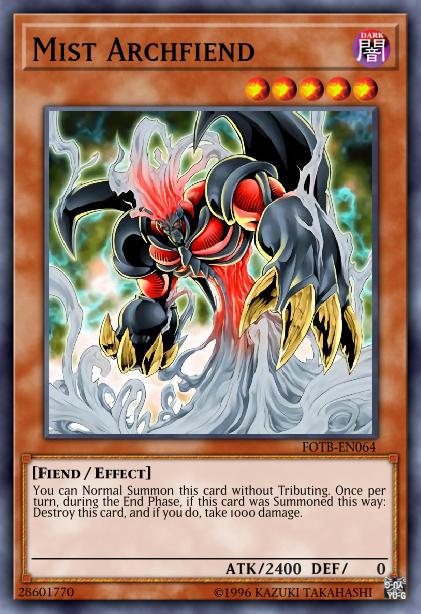 Mist Archfiend Card Image