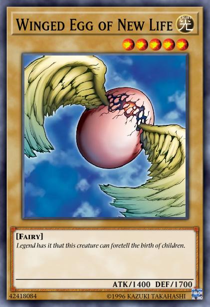 Winged Egg of New Life Card Image