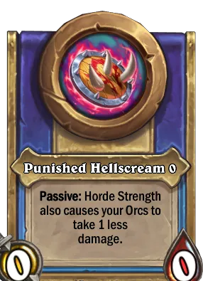 Punished Hellscream {0} Card Image