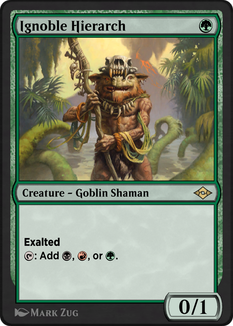 Ignoble Hierarch Card Image