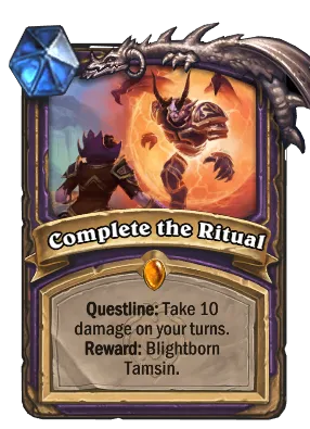 Complete the Ritual Card Image