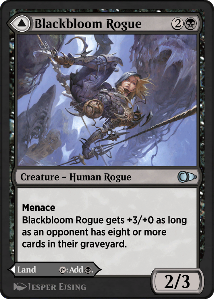 Blackbloom Rogue // Blackbloom Bog Card Image