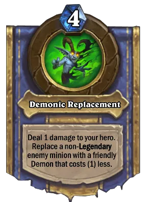 Demonic Replacement Card Image