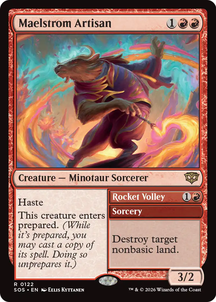 Rocket Volley Magic: The Gathering card