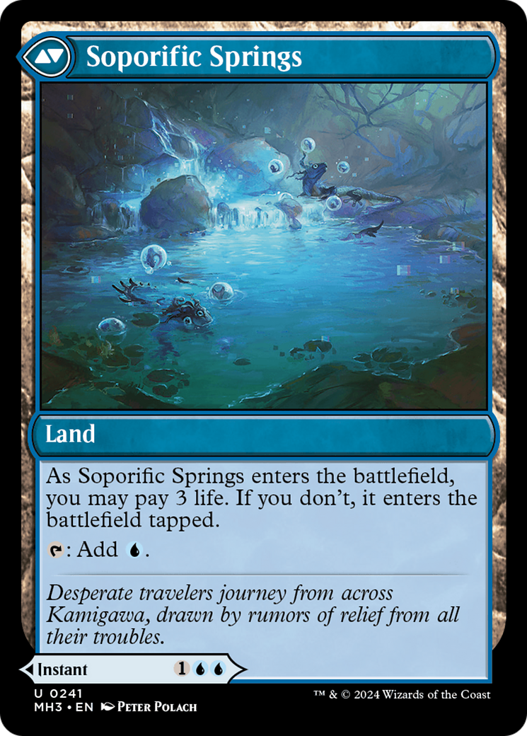 Sink into Stupor // Soporific Springs Card Image