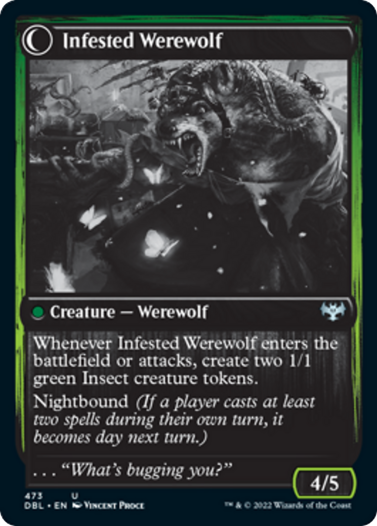 Infestation Expert // Infested Werewolf Card Image