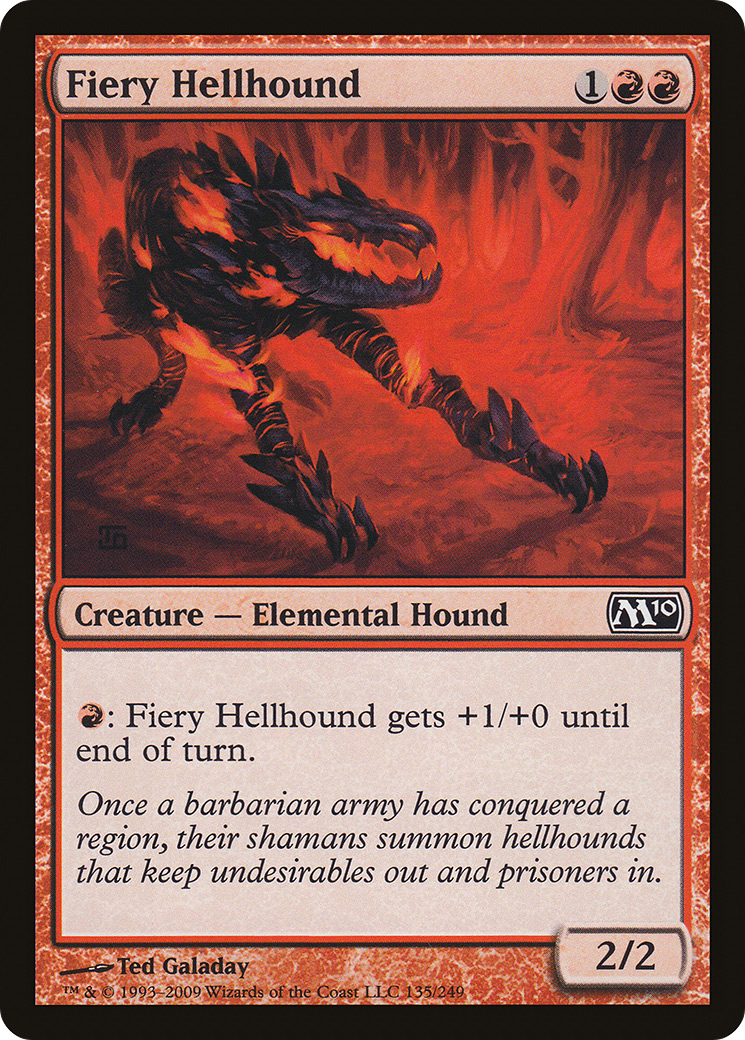 Fiery Hellhound Card Image