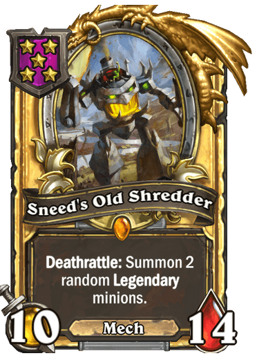 Sneed's Old Shredder Card Image