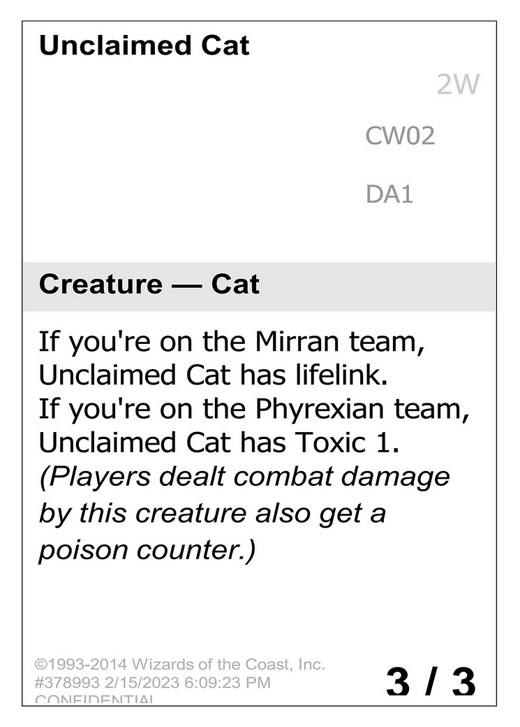 Unclaimed Cat Card Image