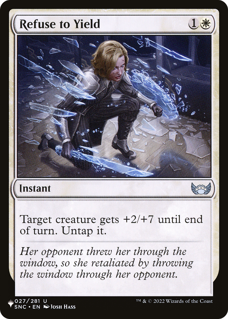 Refuse to Yield Card Image