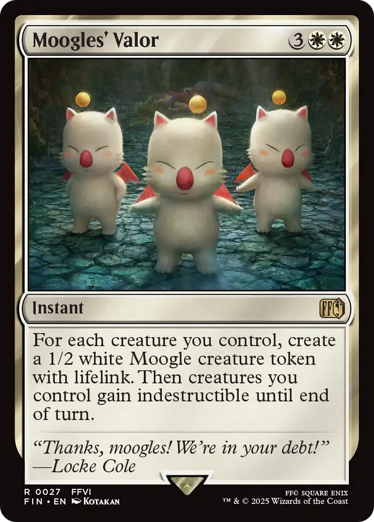 Moogles' Valor Card Image