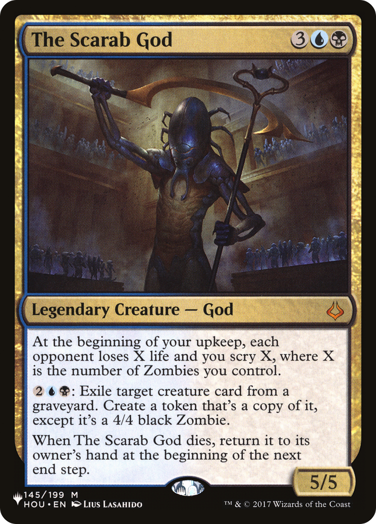 The Scarab God Card Image