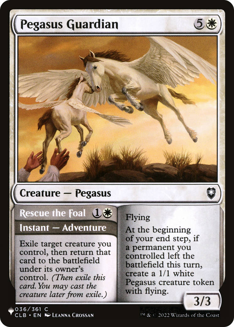 Pegasus Guardian // Rescue the Foal Card Image