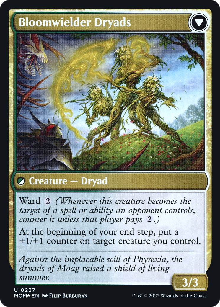 Invasion of Moag // Bloomwielder Dryads Card Image