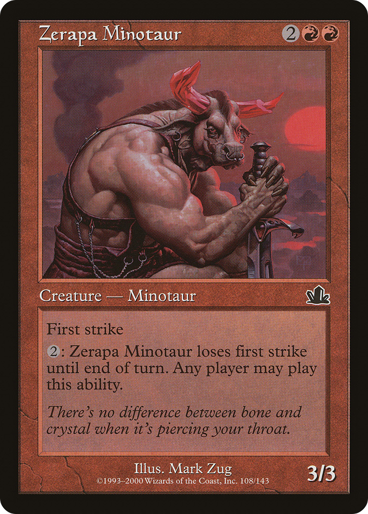 Zerapa Minotaur Card Image