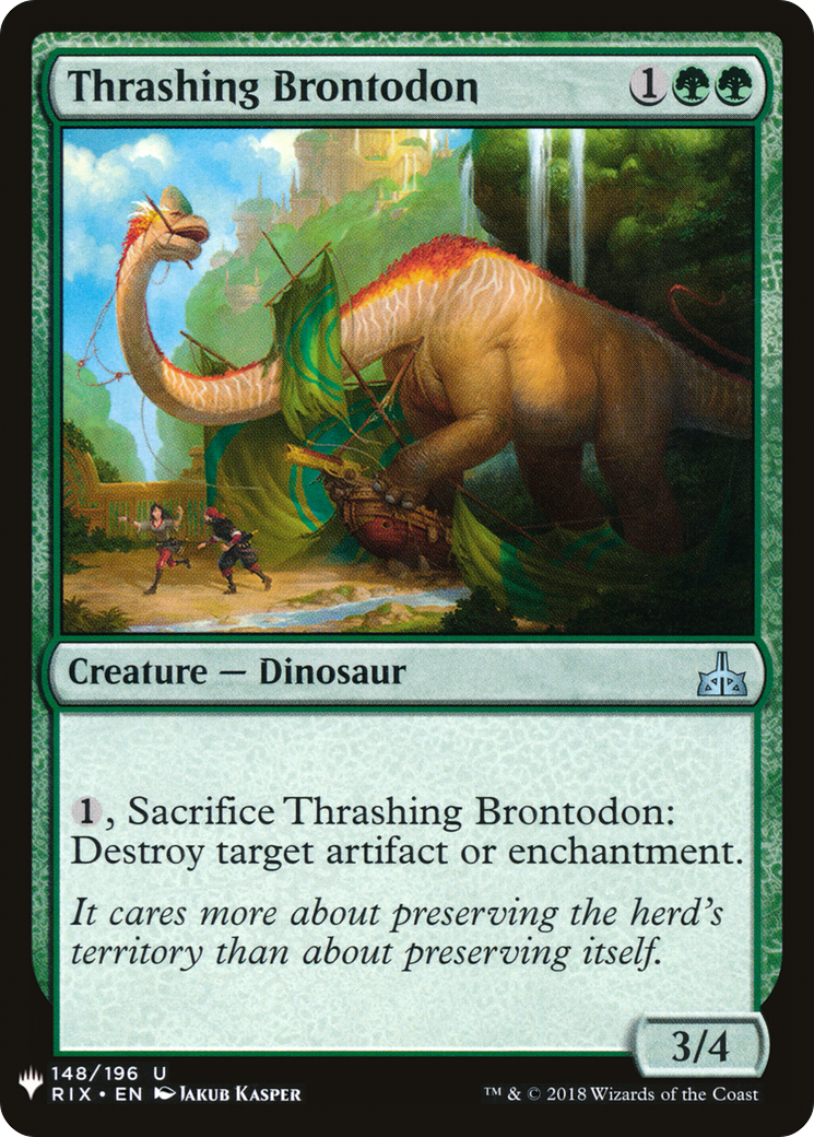 Thrashing Brontodon Card Image