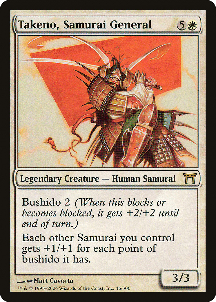 Takeno, Samurai General Card Image