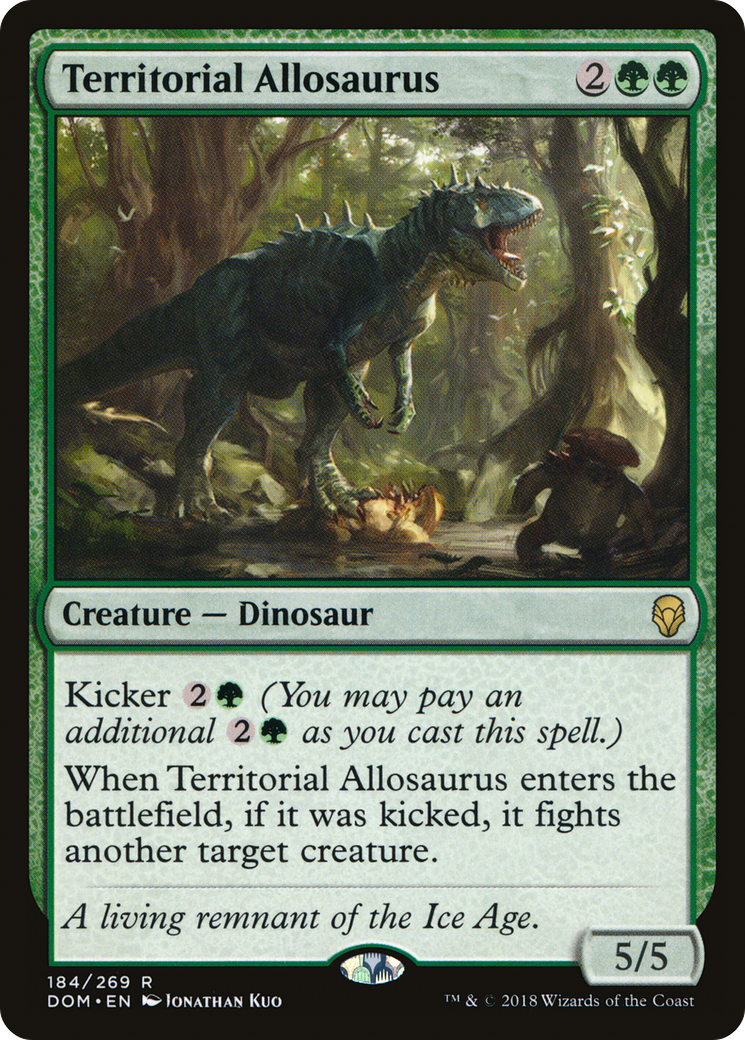 Territorial Allosaurus Card Image