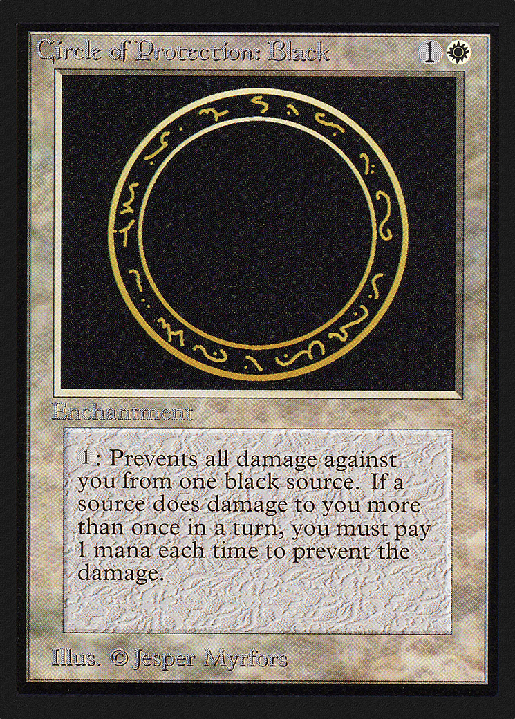 Circle of Protection: Black Card Image