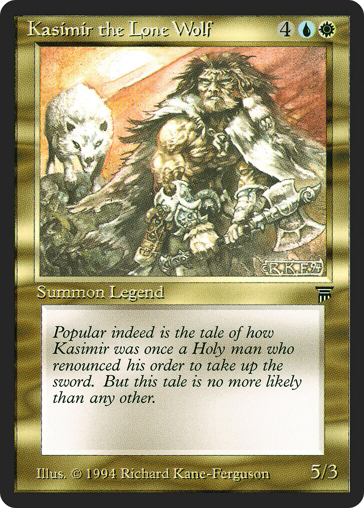 Kasimir the Lone Wolf Card Image