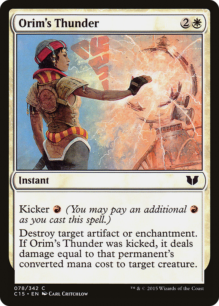 Orim's Thunder Card Image