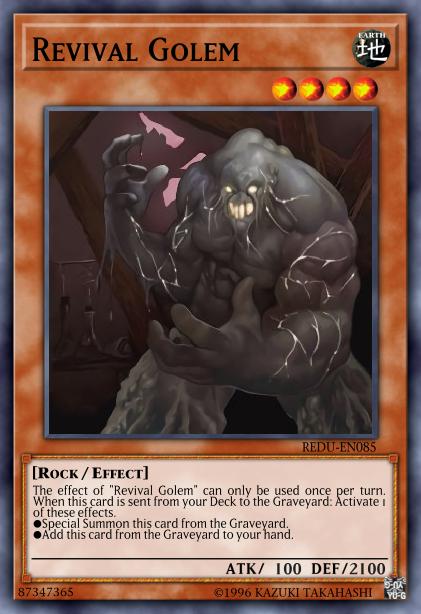 Revival Golem Card Image