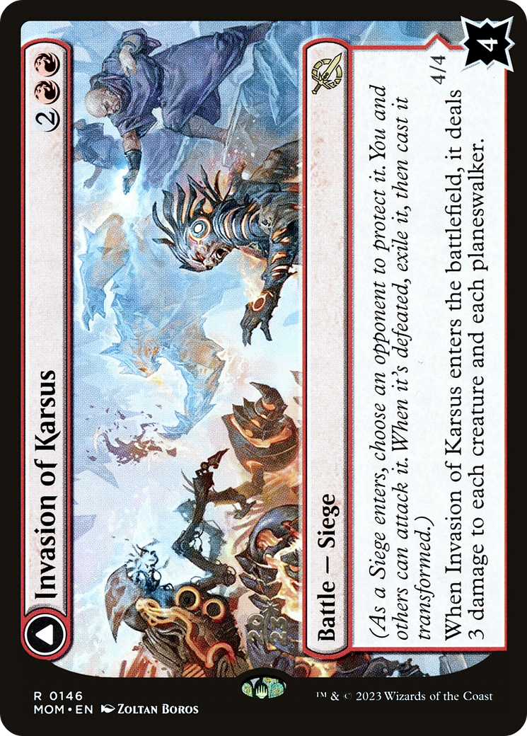 Invasion of Karsus // Refraction Elemental Card Image