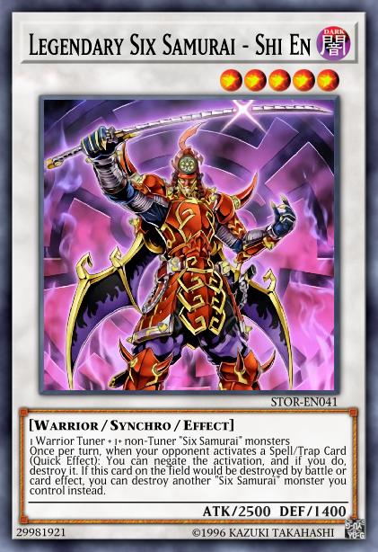 Legendary Six Samurai - Shi En Card Image