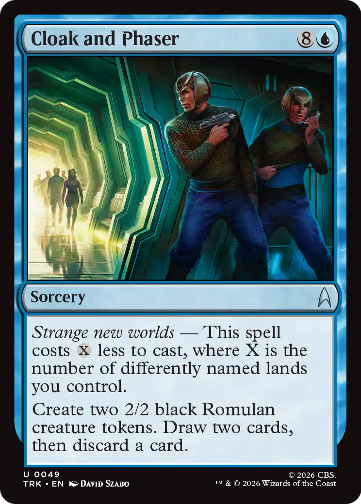 Cloak and Phaser Magic: The Gathering card