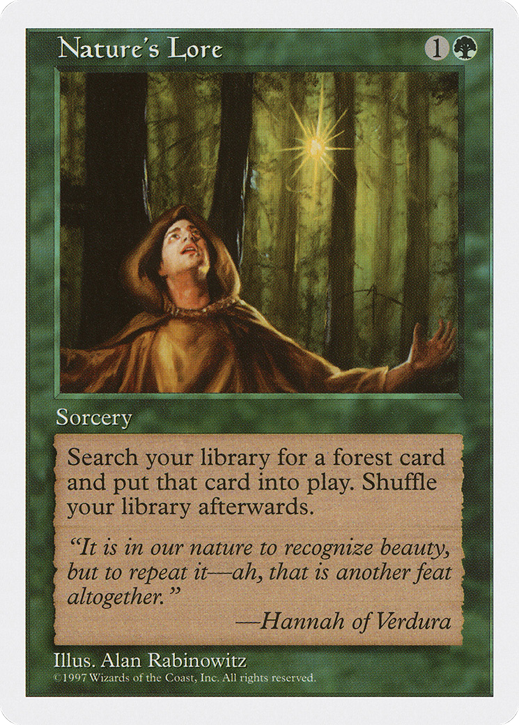 Nature's Lore Card Image