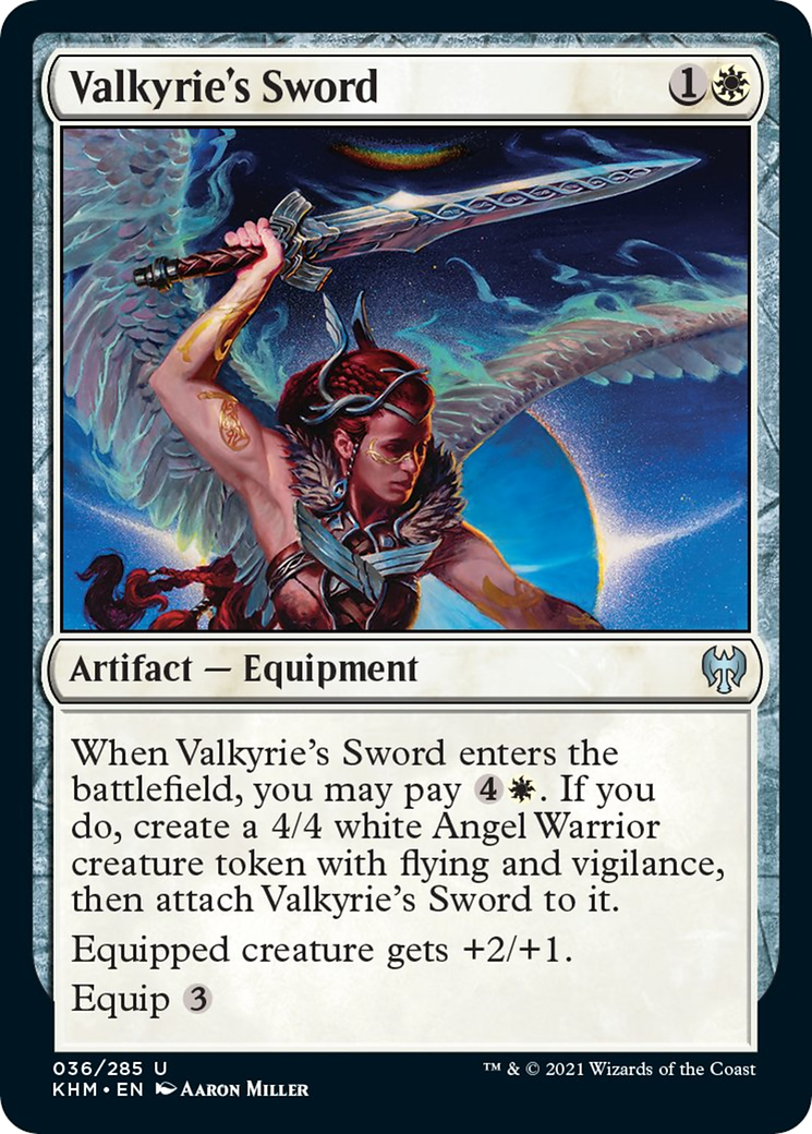 Valkyrie's Sword Card Image